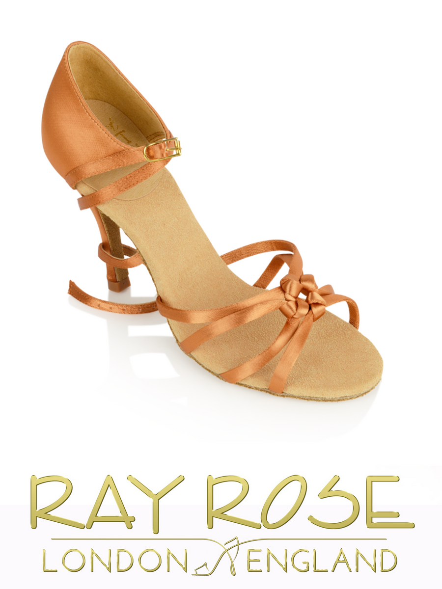 Ray Rose Blizzard Light Tan Satin GlamorDance